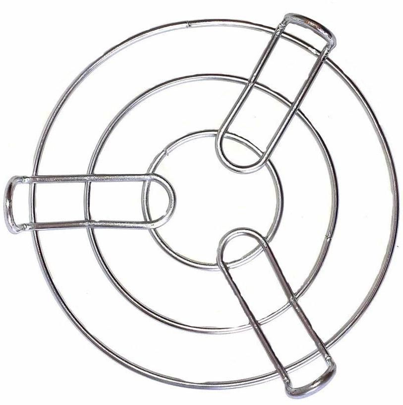 Pot Steaming Tray | Stand Stainless Steel Round Cooker Steamer Rack Stand | Cooker and Hot Pot Stand, 1 - Piece Stainless Steel Trivet-image-40