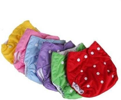Washable Baby Cloth Cover Diaper pocket Waterproof Printed Baby Diapers Reusable Cloth Nappy , ( pack of 6 )-image-44