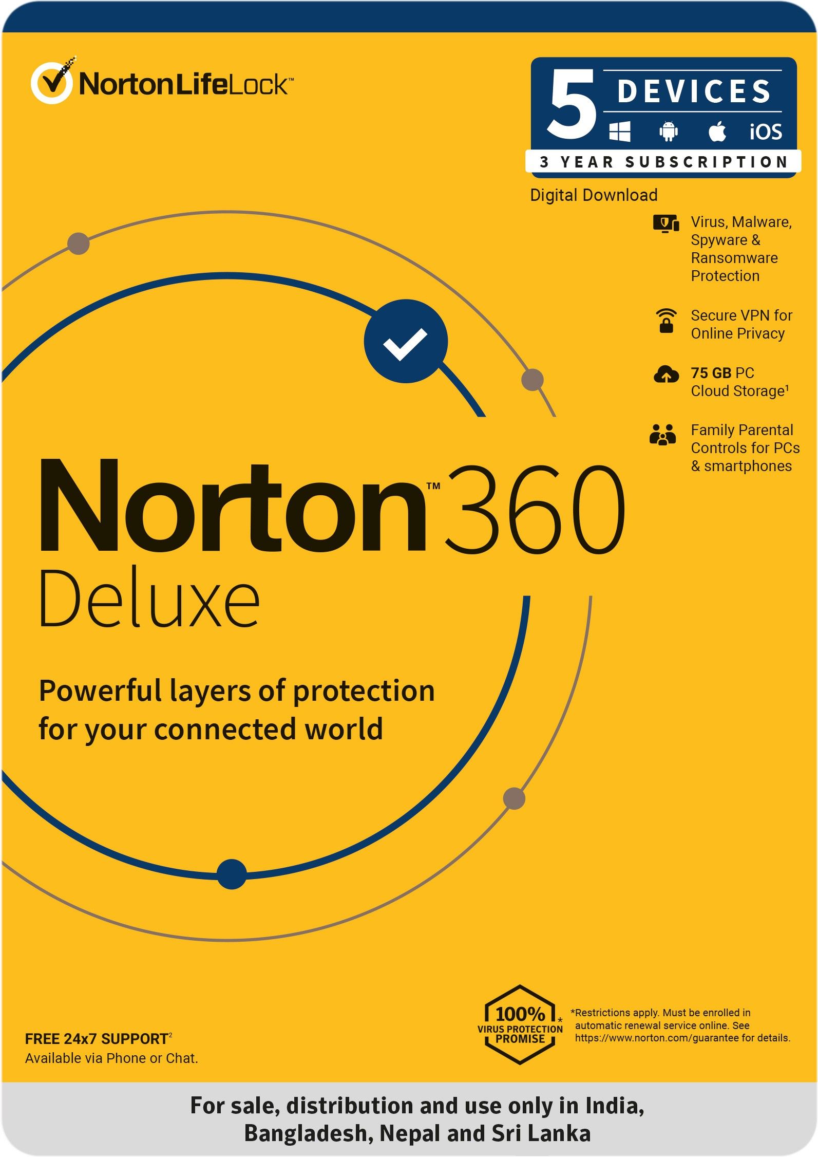 Norton 360 Deluxe 5 PC PC 3 Years Total Security (Email Delivery - No CD)-image-30