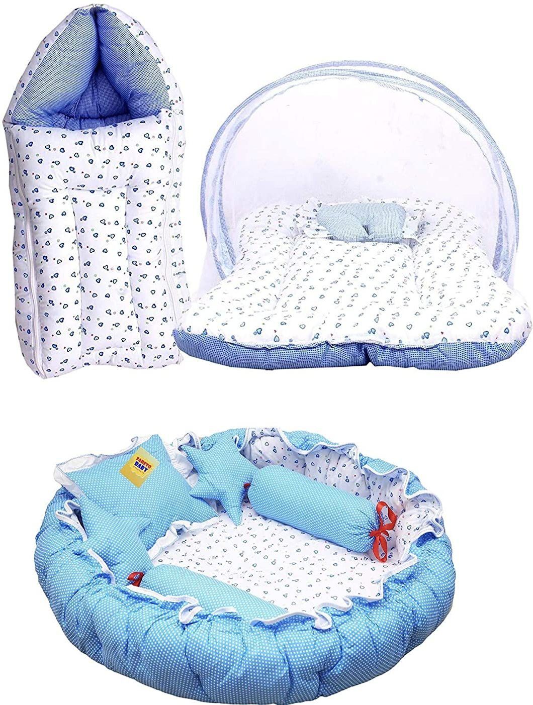 fareto Cotton Baby Bed Sized Bedding Set-picture-41