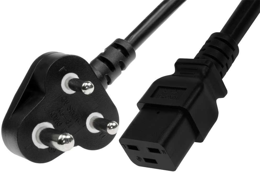 MX Power Cord 5 m 3 PIN HEAVY DEUTY 16AMP SERVER POWER CORD / IEC CONNETOR (IEC-320 C19)-image-5
