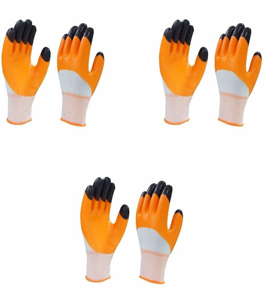 rbgiit 3 Pair Nylon Anti Cut Resistance Hand Gloves Re-usable and Washable,Industrial use, use for Kitchen, Gardening, Metal Sheet, Agriculture, Construction etc Gardening Shoulder Glove Gardening Shoulder Glove Gardening Shoulder Glove Gardening Shoulder Glove Gardening Shoulder Glove Gardening Shoulder Glove-picture-11
