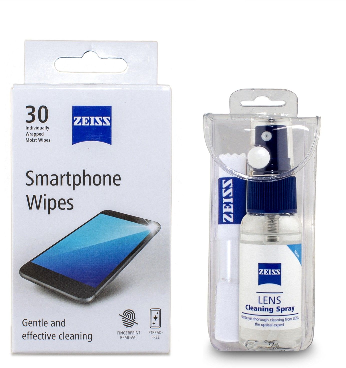ZEISS Lens Cleaner Microfiber Cloth & Pre-Moistened Smartphone Cleaning Wipes for Spectacles Glasses Camera Laptops Cell phones with (30-Wipes / 1-Bottle-30ml) Lens Cleaner-image-43