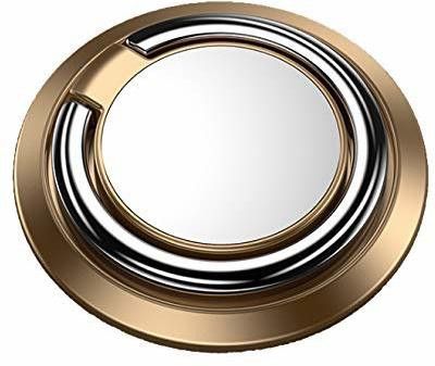 befunky Cell Phone Ring, Phone Holder & Stand, KolorFish 360 Rotation Thin Universal Phone Finger Ring Kickstand, Anti-Fall Phone Grip Compatible with Mobile Phone,Tablet,Phone case (Magnet Gold) Mobile Holder-picture-22