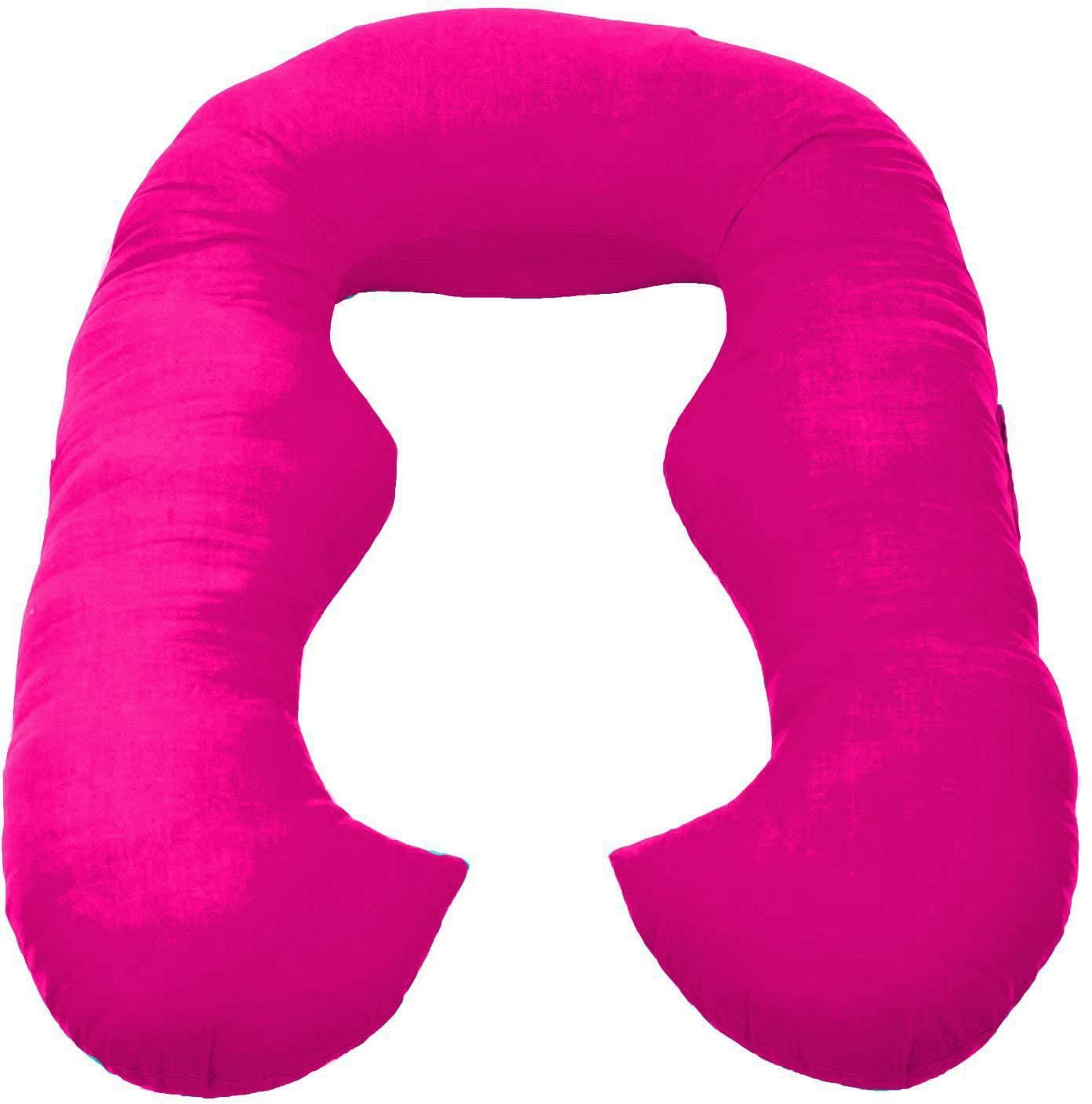 Premium U Shaped Microfibre Solid Pregnancy Pillow Pack of 1-image-9
