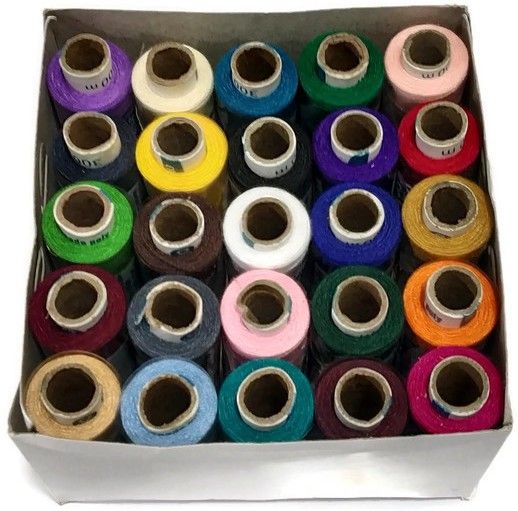 coats Spade Poly Polyester Sewing Thread 25 colours spools of 300m each Small Box Thread-picture-26