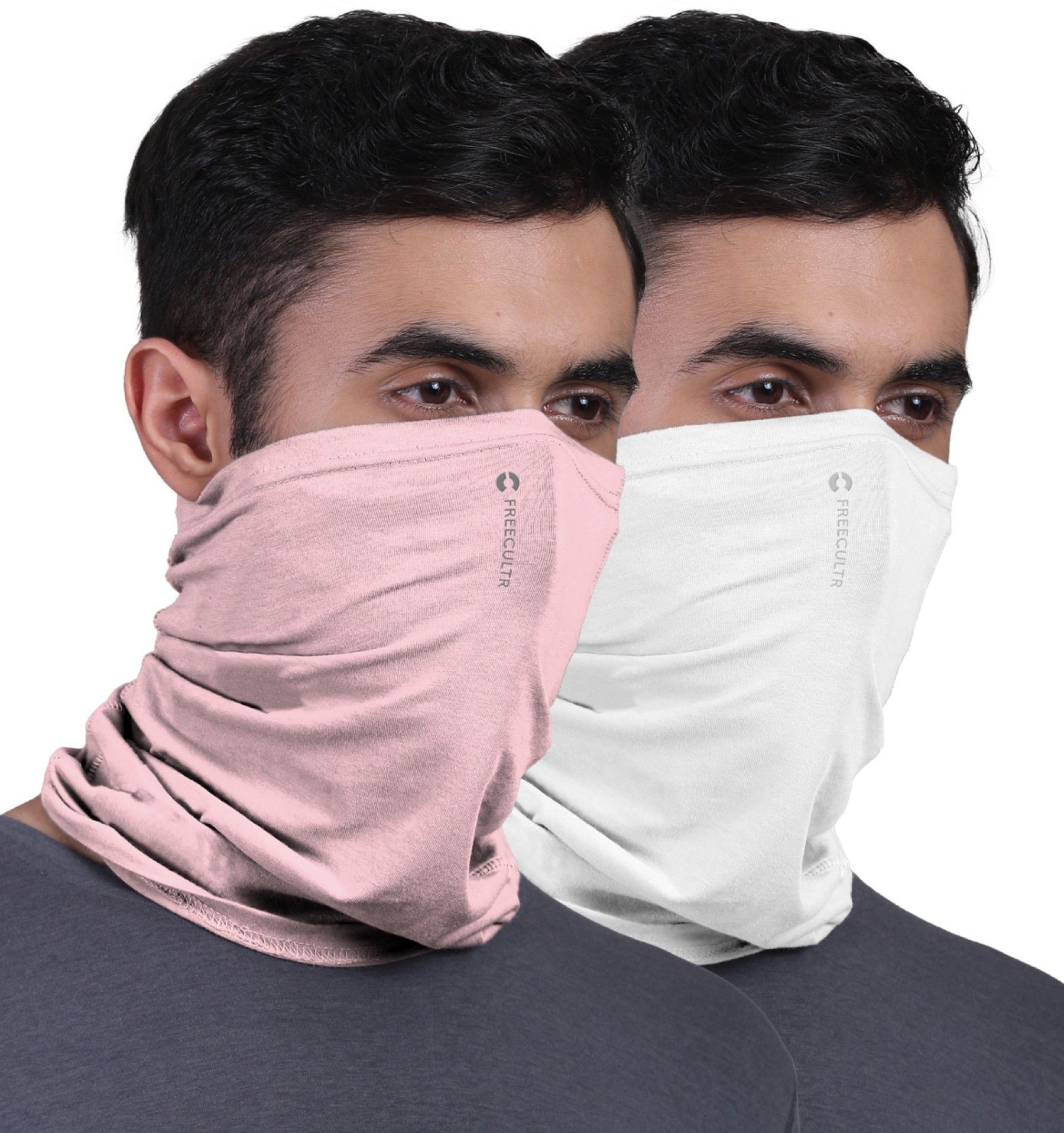 freecultr Unisex Anti Microbial Super Soft & Comfort Fit, Breathable Multipurpose Headband, Face Mask for Dust Protection Men Solid Bandana-picture-27