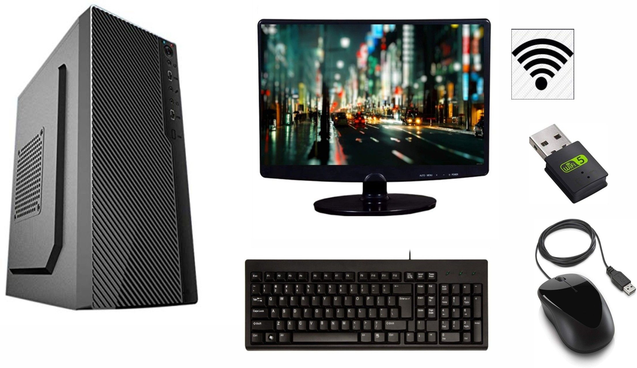TECH- Assemblers Dual Core (4 GB / 320 GB / Windows 7 Ultimate) Assembled Desktop Computer-image-49