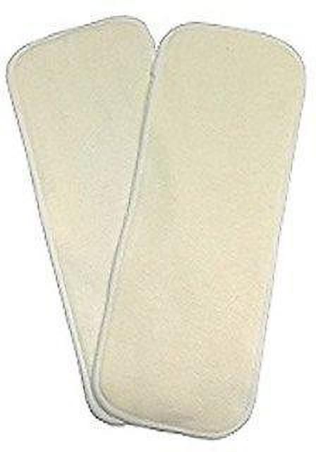 Hemp Inserts for Cloth Diapers - 4 Layered - Set of 2 Inserts-image-2