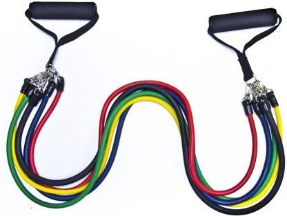 Pull Rope Fitness Exercises Resistance Bands Latex Tubes Toning Tube set Fitness Accessory Kit Kit-image-12