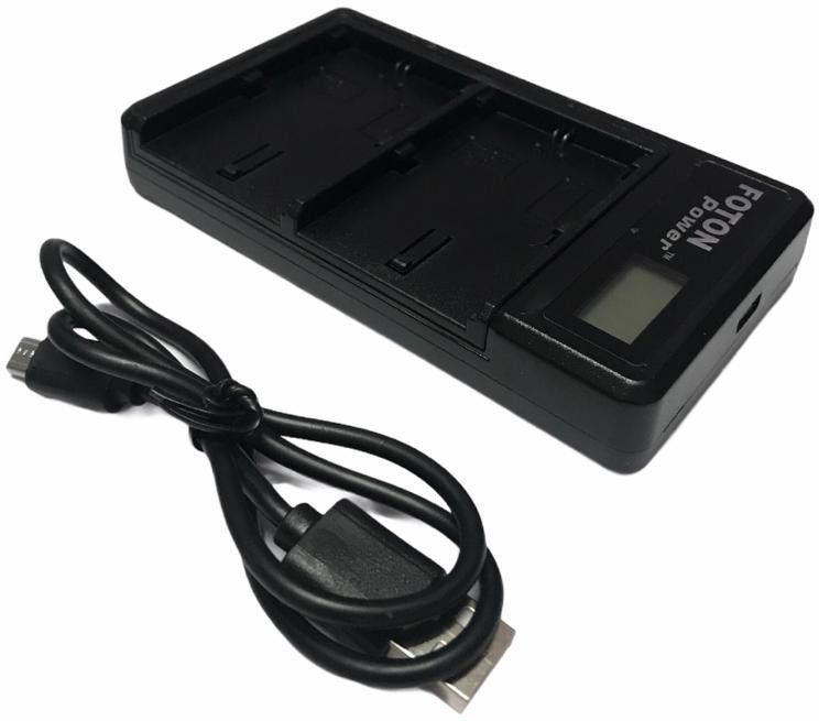 FOTON POWER LP-E6 LP-E6N Dual LCD USB Fast Charger for Canon EOS 5DS R 5D Mark II 5D Mark III 6D 7D 80D EOS 5DS R Camera Camera Battery Charger-picture-33