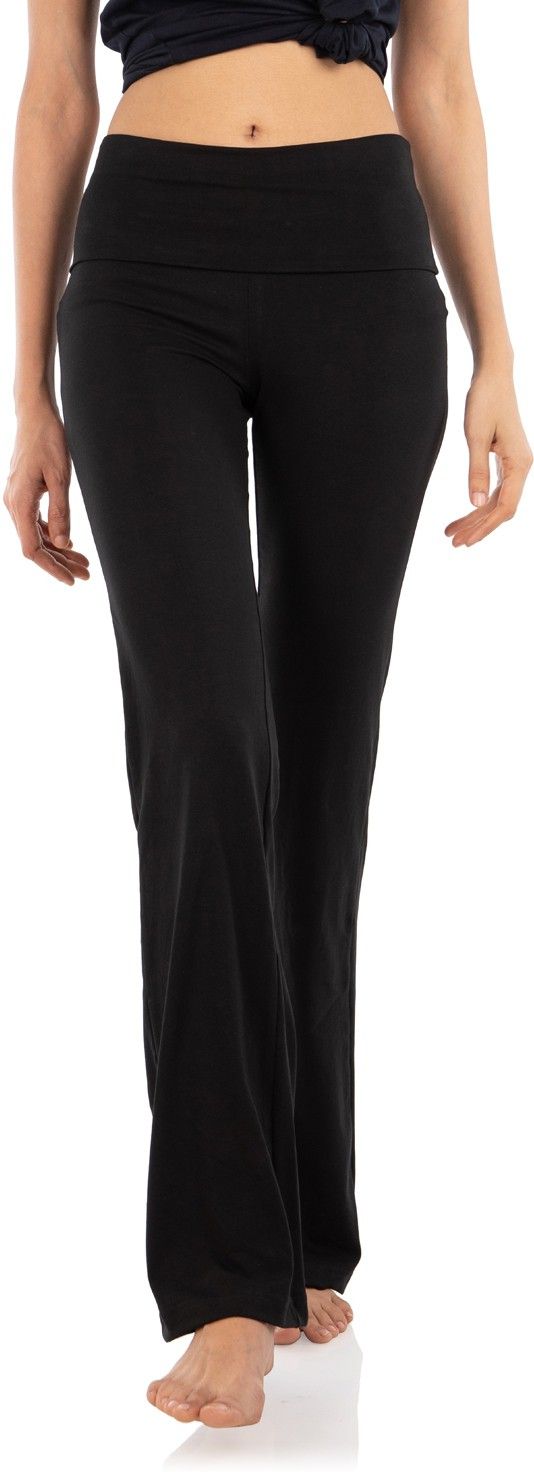 nite flite Women Solid Black Track Pants-picture-15