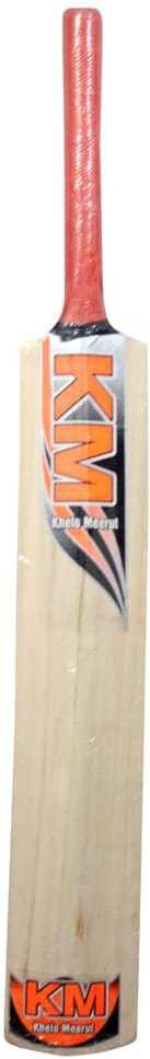small size K M bat (size-2) with 1 ball Willow SoftballBat For 6 - 7 Yrs