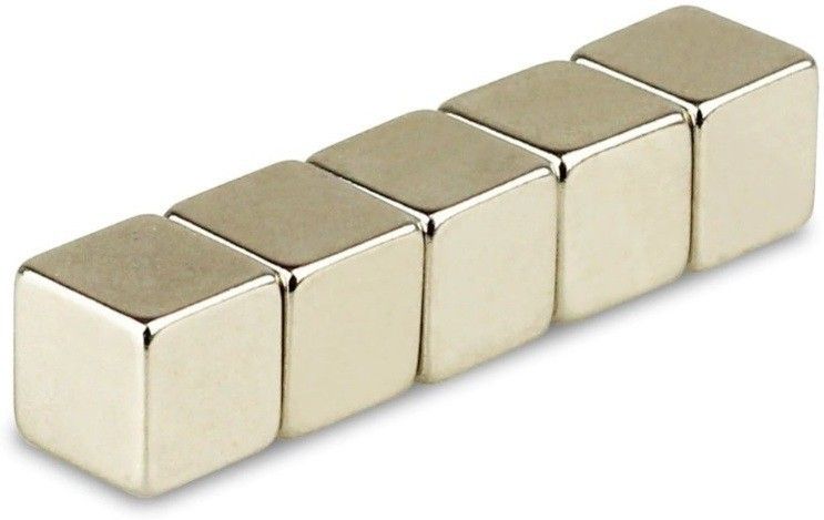 5 Pieces of 10 mm Cube Neodymium Magnets - N52 Cube Magnets - Rare Earth NdfeB Fridge Magnet, Multipurpose Office Magnets, Magnetic Paper Holder Pack of 5-image-25