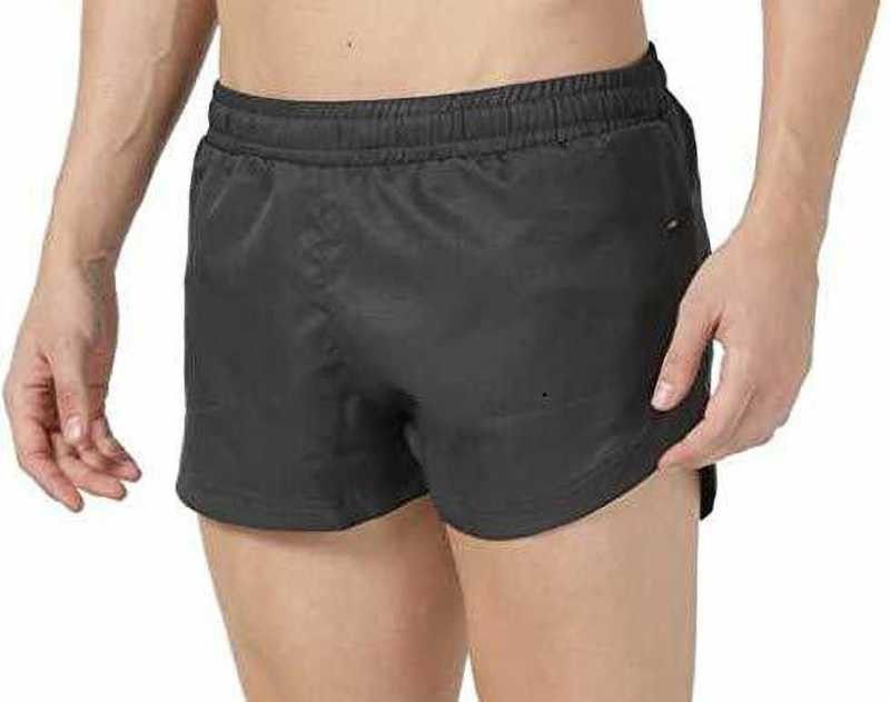 labh traders Solid Men Black Sports Shorts-picture-10