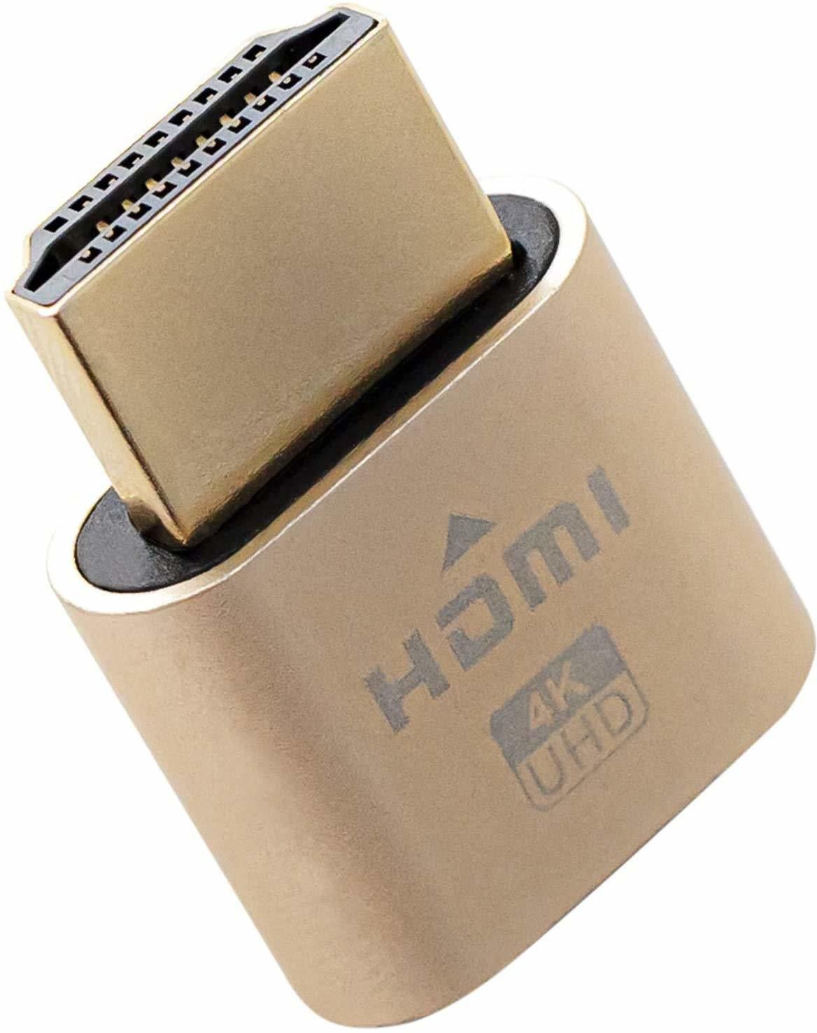 spincart Plug HDMI 4K, High Resolution Headless Virtual Monitor Display Adapter, Supports up to 3840x2160 HDMI Dummy Connector HDMI Connector-image-39