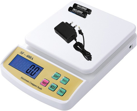ZYNATY Electronic Digital 1Gram-10 Kg Weight Scale Lcd Kitchen Weight Scale Machine Measure for measuring fruits,shop,Food,Vegetable,vajan,offer,kata,weight machine Weighing Scale, Electronic Digital Weighing Scale (White) Weighing Scale image 1