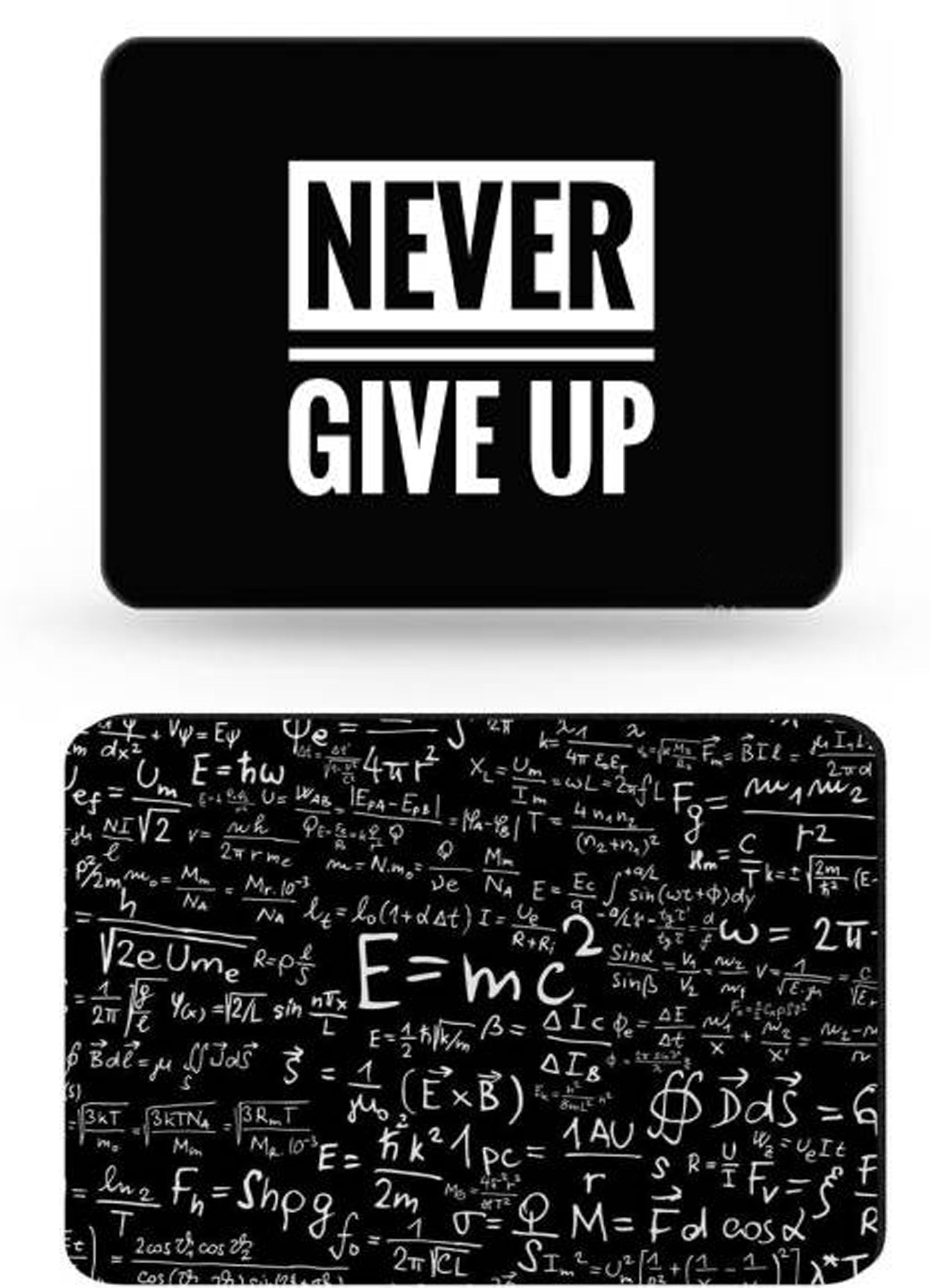 SMULY MOUSEPAD COMBO PACK OF 2 ( E MC AND NEVER GIVE UP Mousepad-image-14