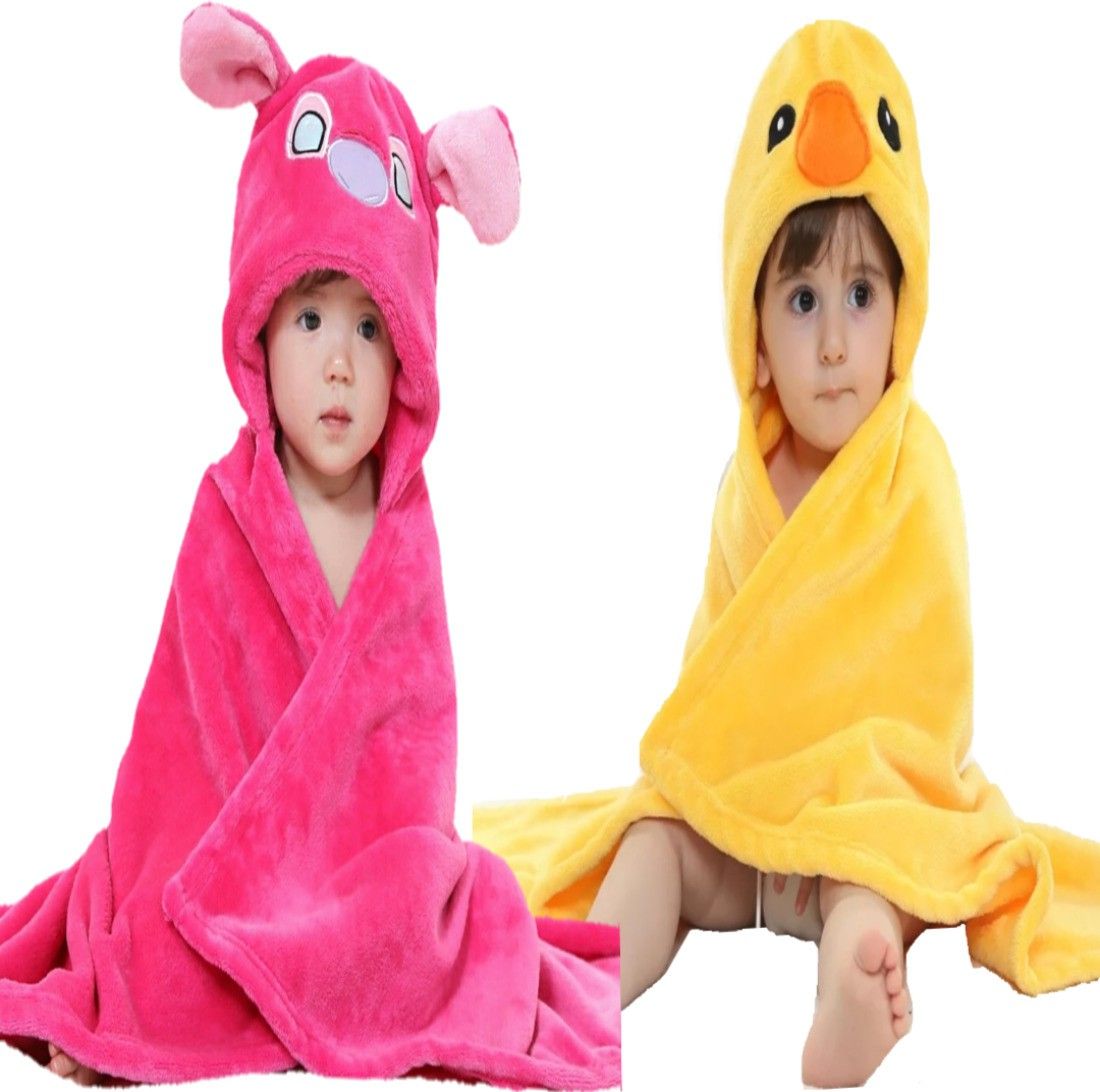 brandonn Cartoon Crib Hooded Baby Blanket for AC Room-picture-28