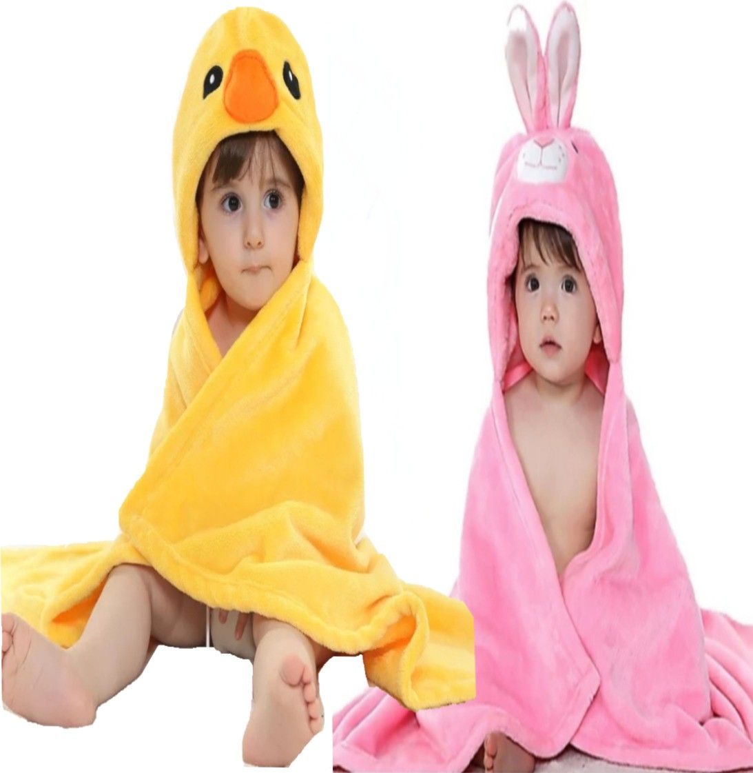 brandonn Cartoon Crib Hooded Baby Blanket forAC Room-picture-26