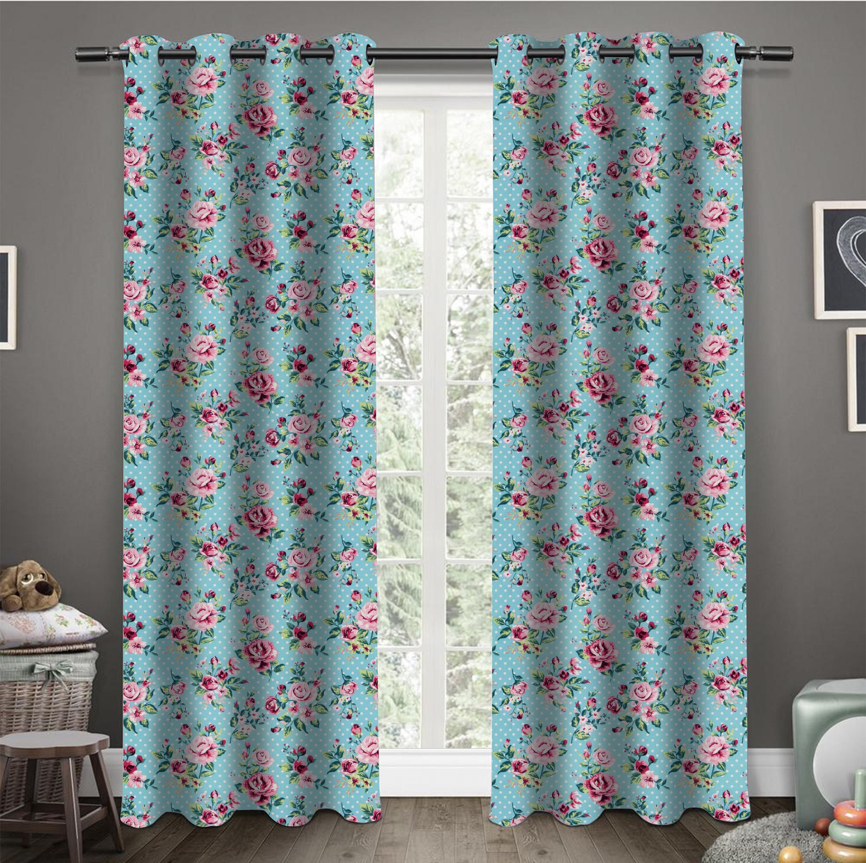 214 cm (7 ft) Cotton Room Darkening Door Curtain (Pack Of 2)-image-34