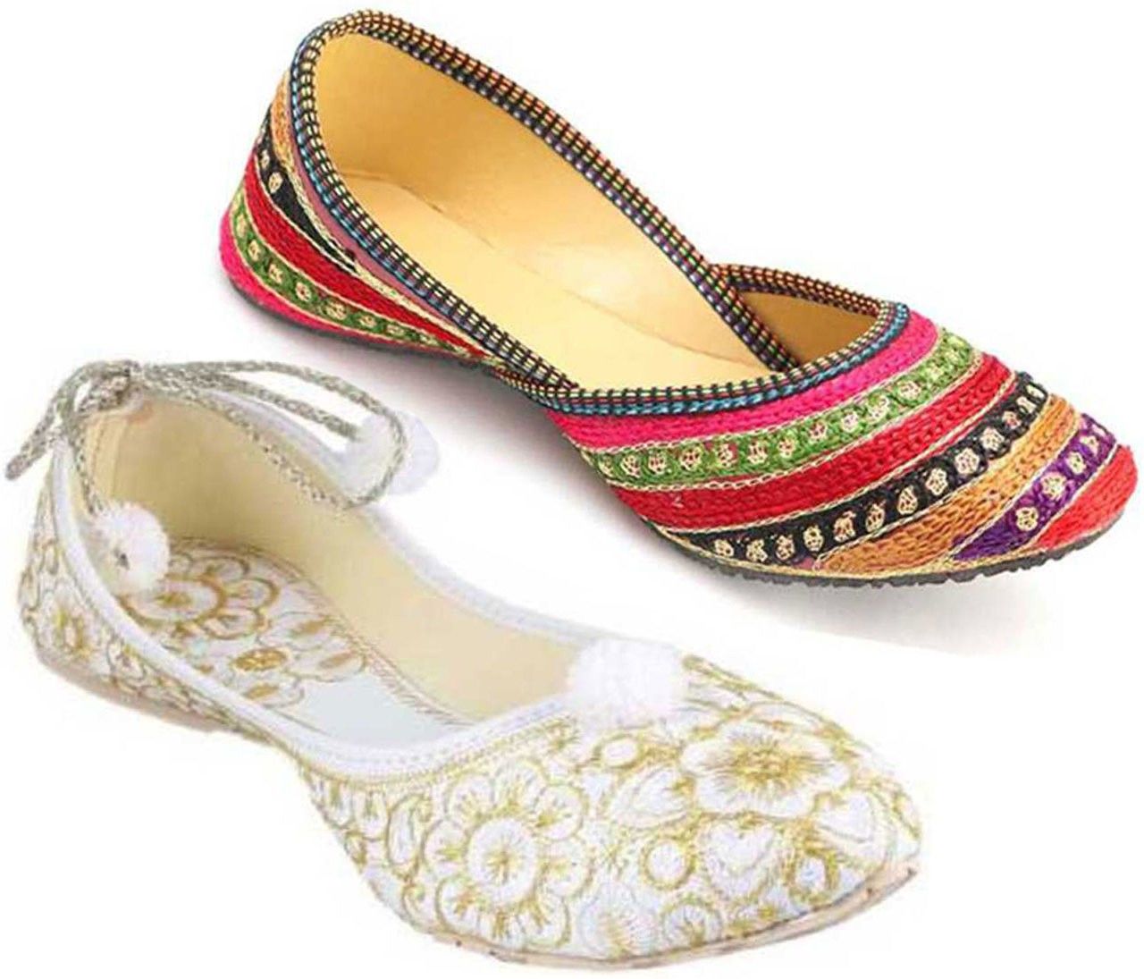 Jutti / Mojari combo Pack Of 2 Jutis For Women-image-20
