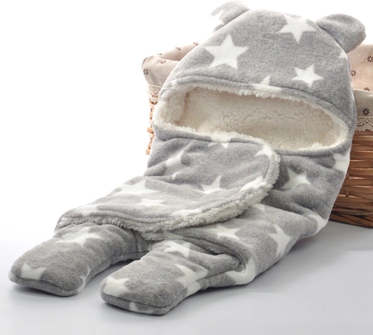 All season Use- Supersoft , Double Layered Premium Quality , Baby Wrapper Cum Baby carrier Bag Cum baby Blanket Sleeping Bag