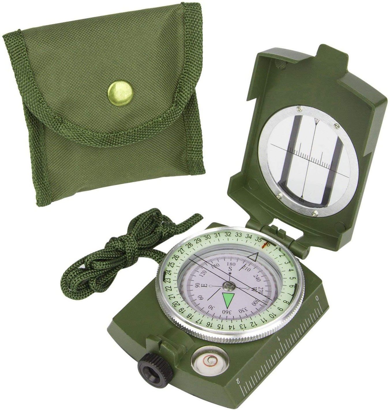 Waterproof Army Metal Lensatic Prismatic Navigator For Directions Military Compass Compass