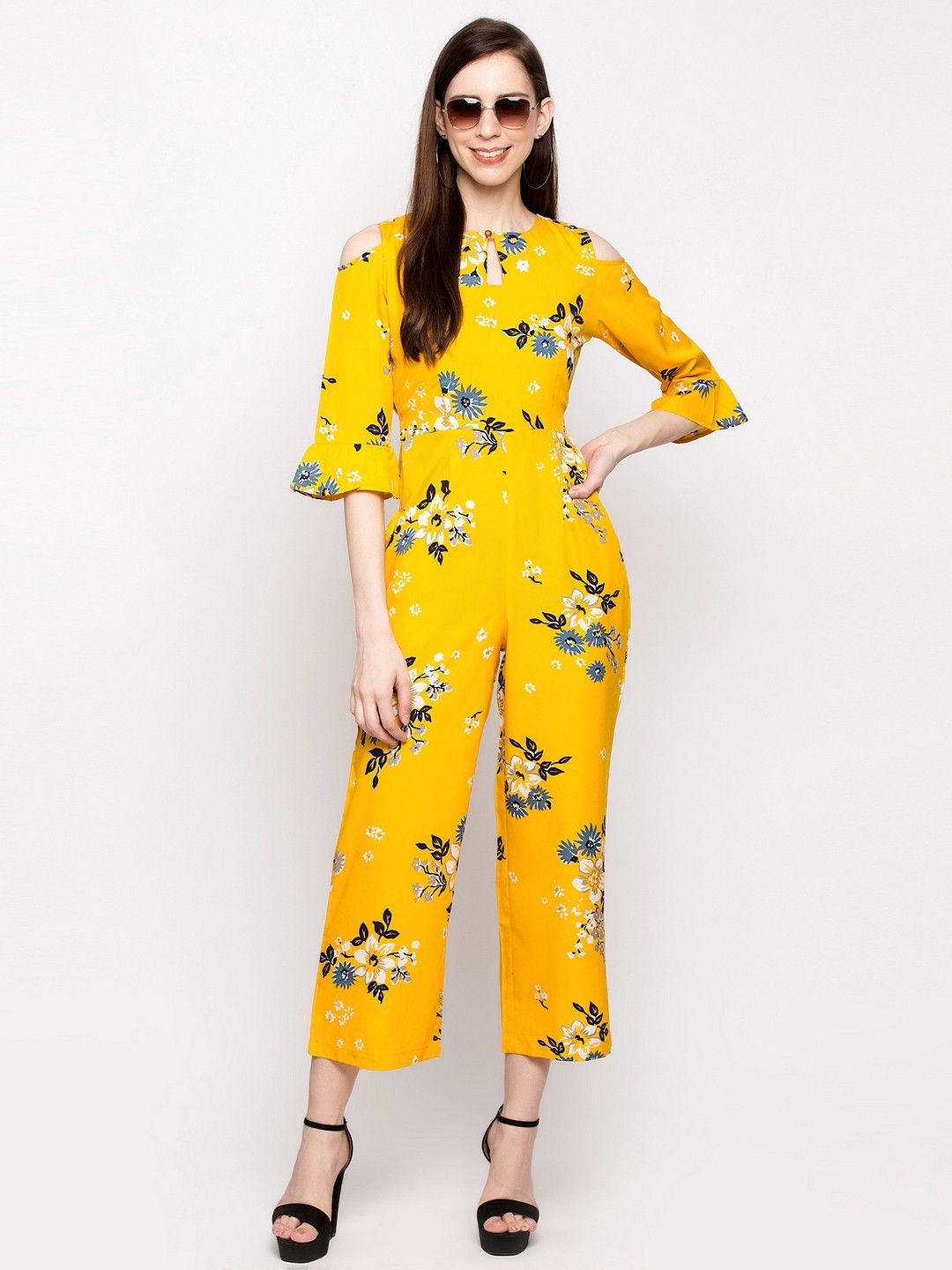 slenor Floral Print Women Jumpsuit-picture-34