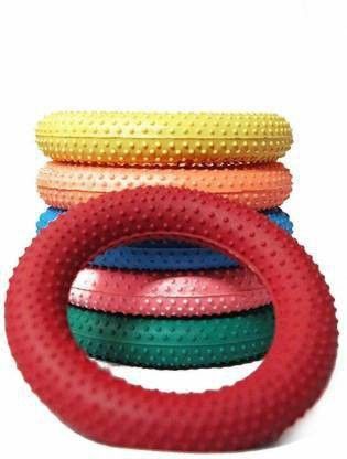 tennikoit ring Rubber Tennikoit Ring (Pack of 6) Multicolour Rubber Tennikoit Ring