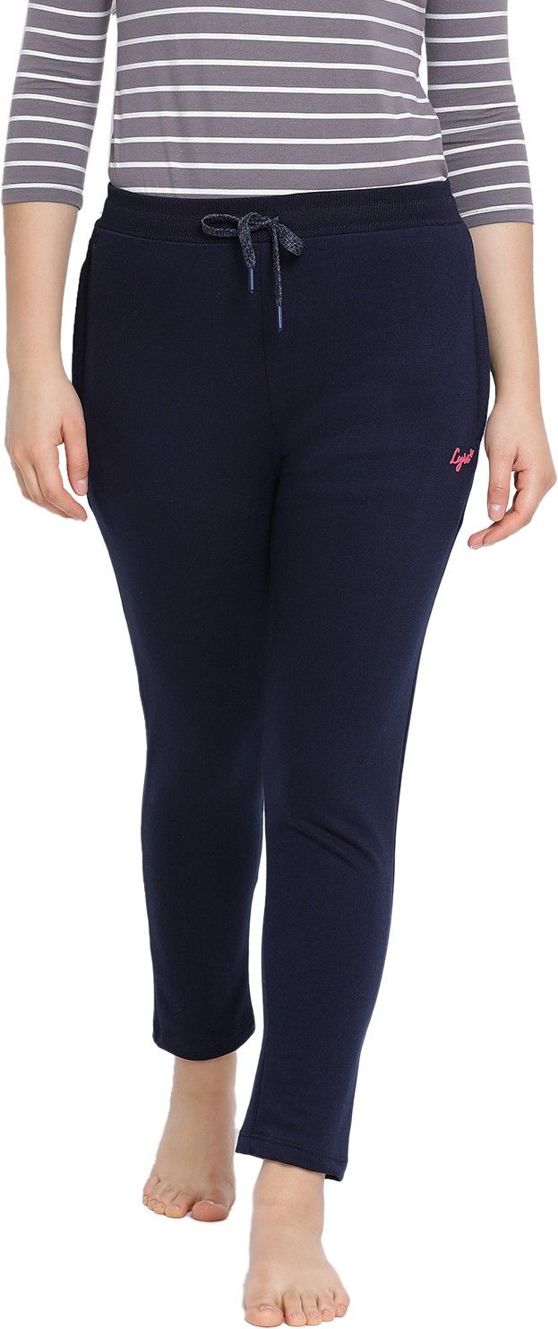 lyra Women Solid Blue Track Pants-picture-15