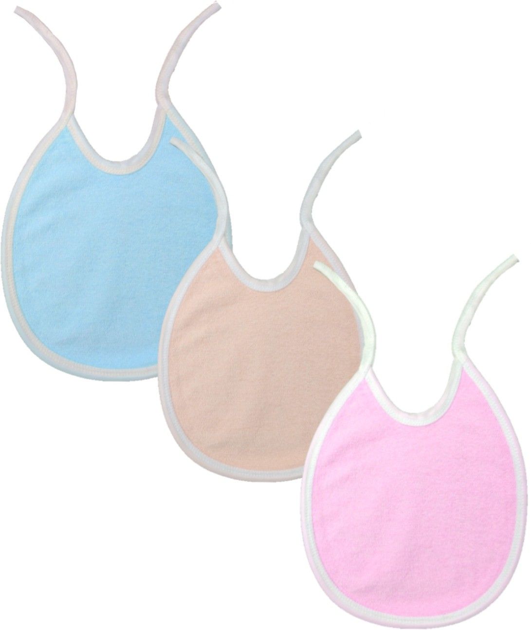 brandonn Baby Cotton Terry Bibs Cum Apron Set of 3 Pcs-picture-22