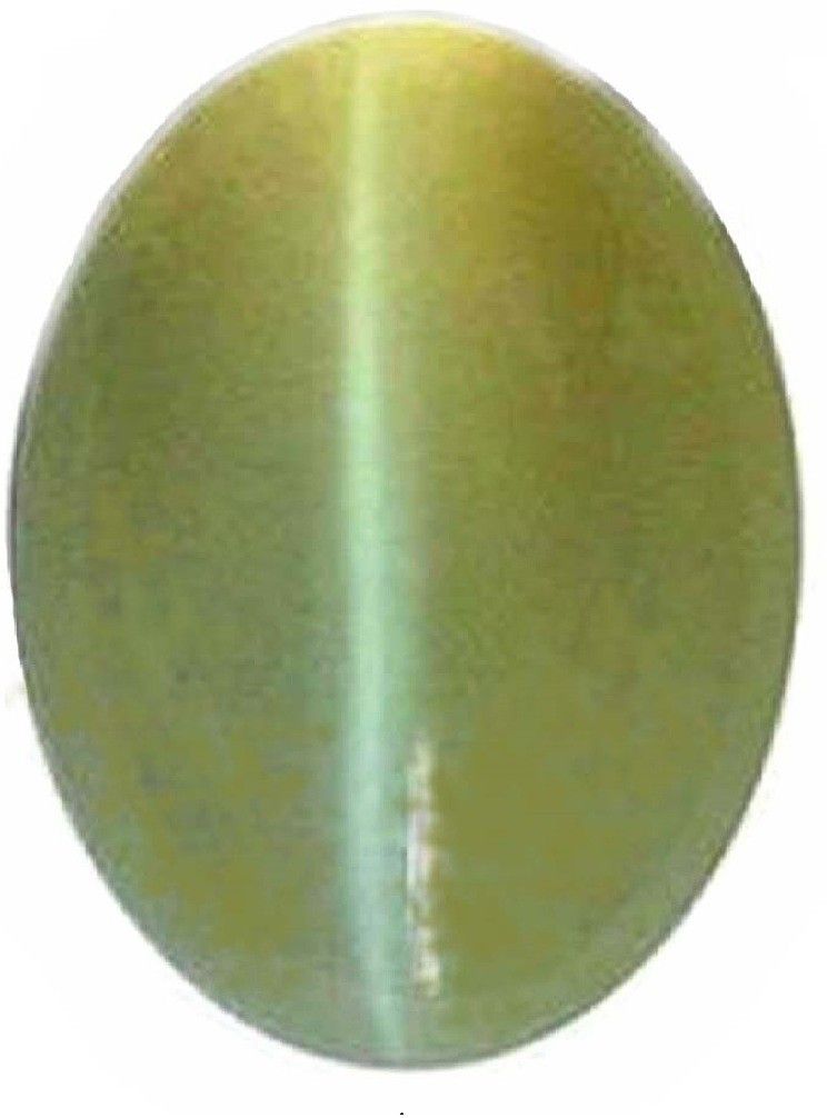 Ankit Collection Green Cut Natural Cat's Eye Gemstone