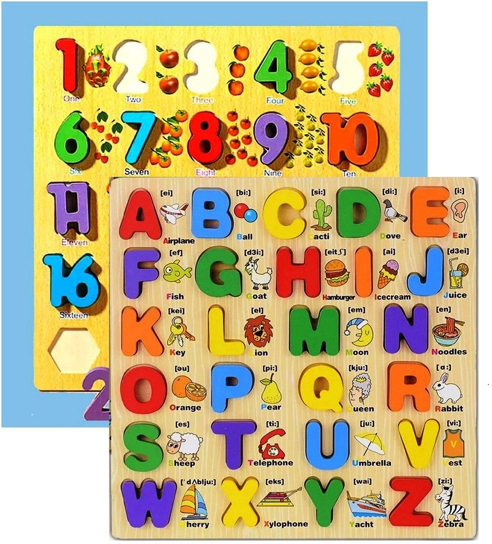 Numbers Counting & Capital Letters Learning Educational Board-image-37