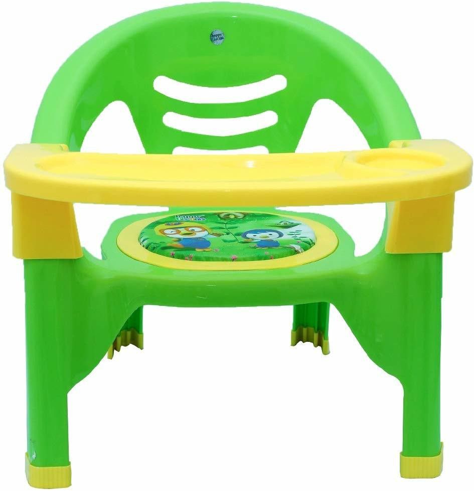 Baby Chair, with Tray Strong and Durable Plastic Chair for Kids/Plastic School Study Chair/Feeding Chair for Kids,Portable High Chair for Kids Supports Upto 30 KG
