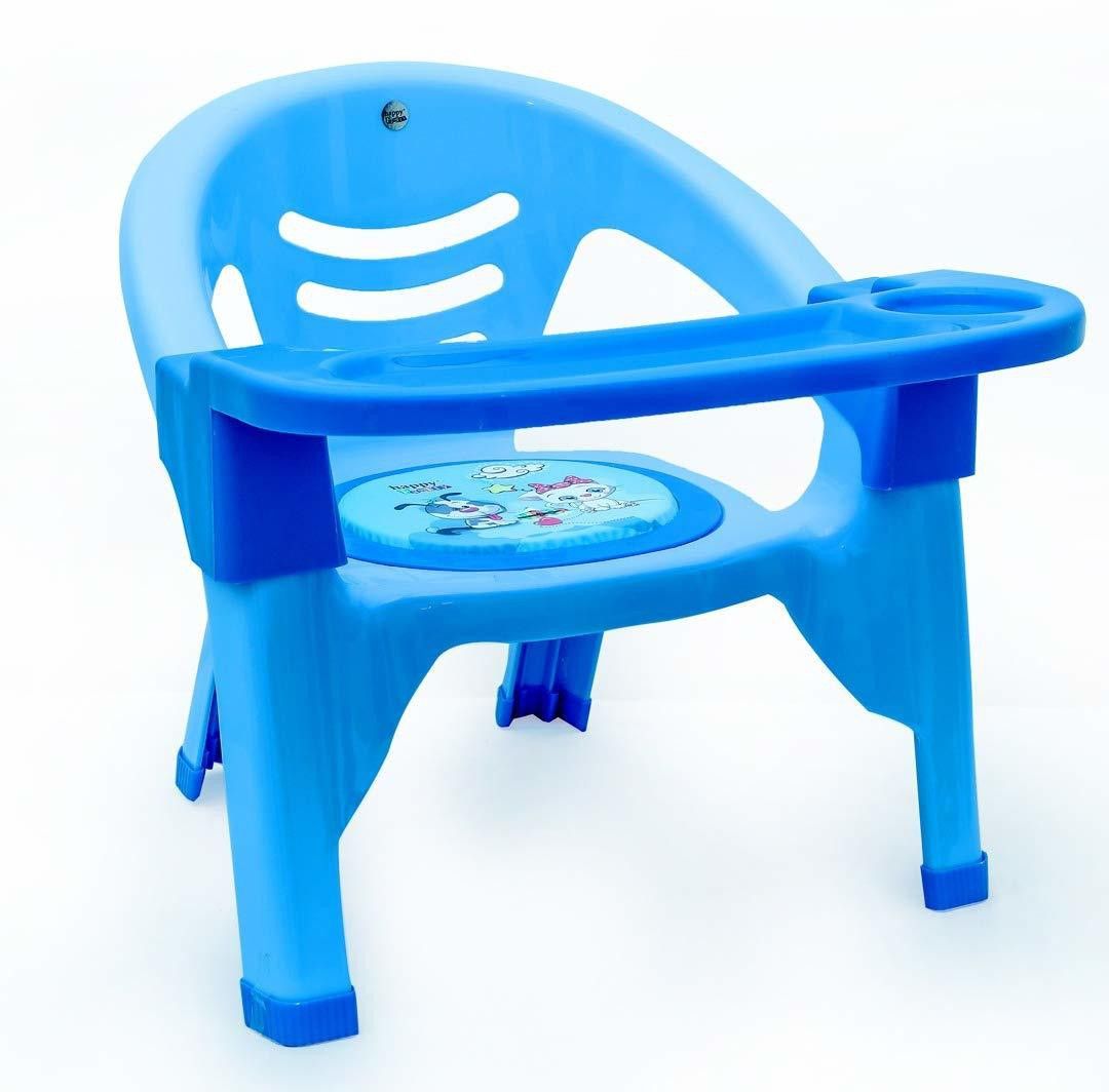 Baby Chair, with Tray Strong and Durable Plastic Chair for Kids/Plastic School Study Chair/Feeding Chair for Kids,Portable High Chair for Kids Supports Upto 30 KG