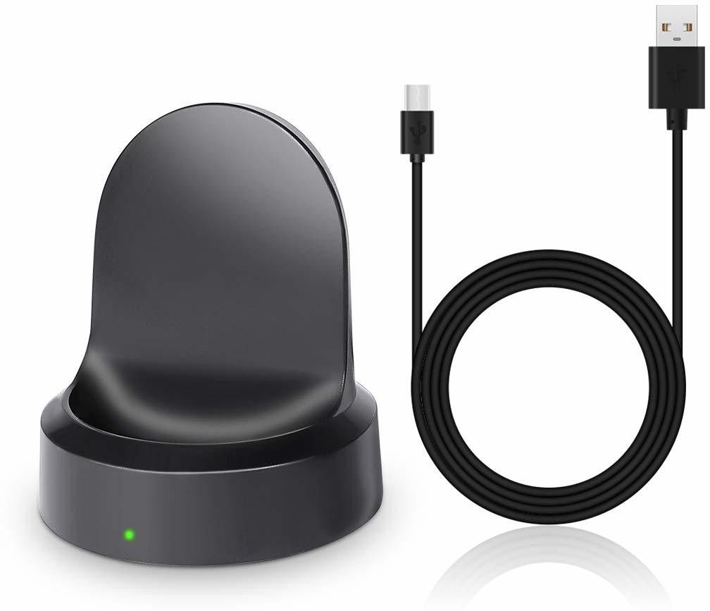 housemate Charger for Samsung Gear S3,Charging Dock Cradle Charger for Samsung Gear S3 Classic/Frontier Smartwatch (Black) Charging Pad-image-38