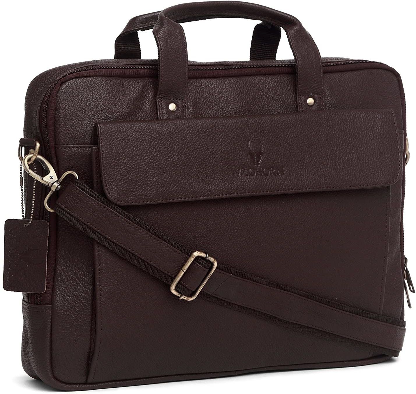 Men Brown Messenger Bag - Extra Spacious-image-27