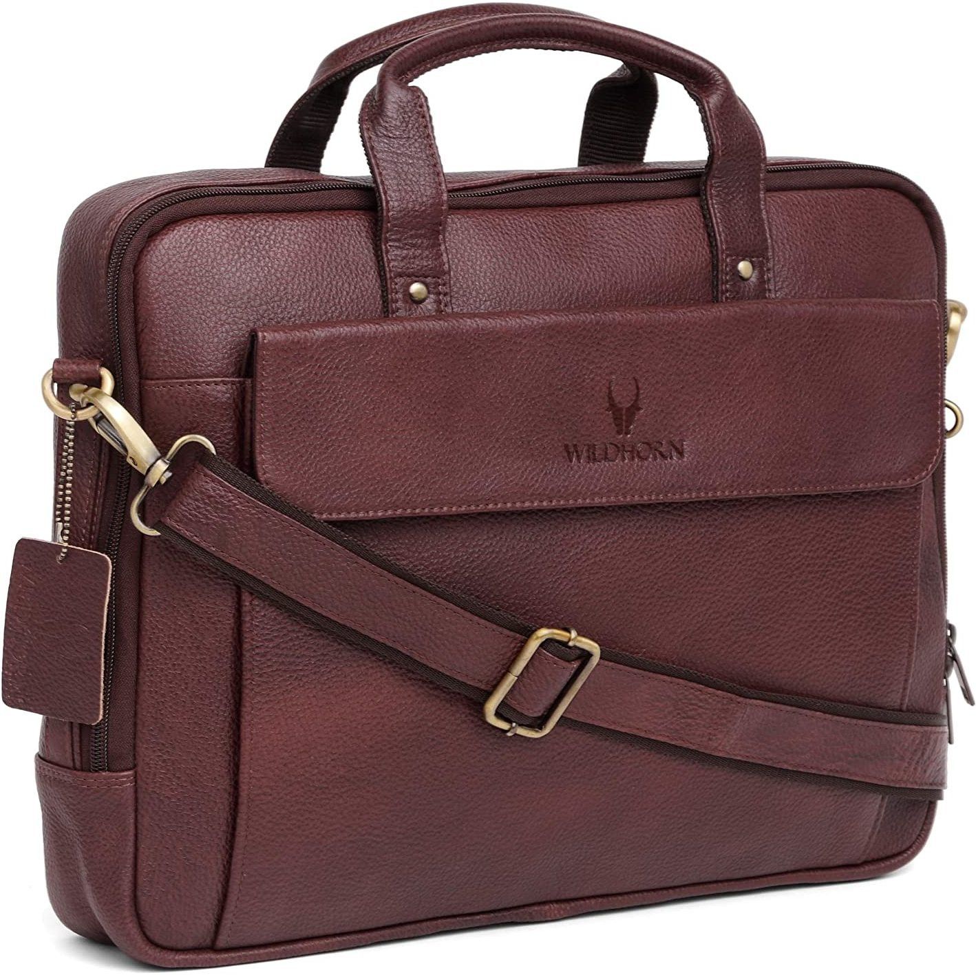 wildhorn Men Brown Messenger Bag - Extra Spacious-picture-18