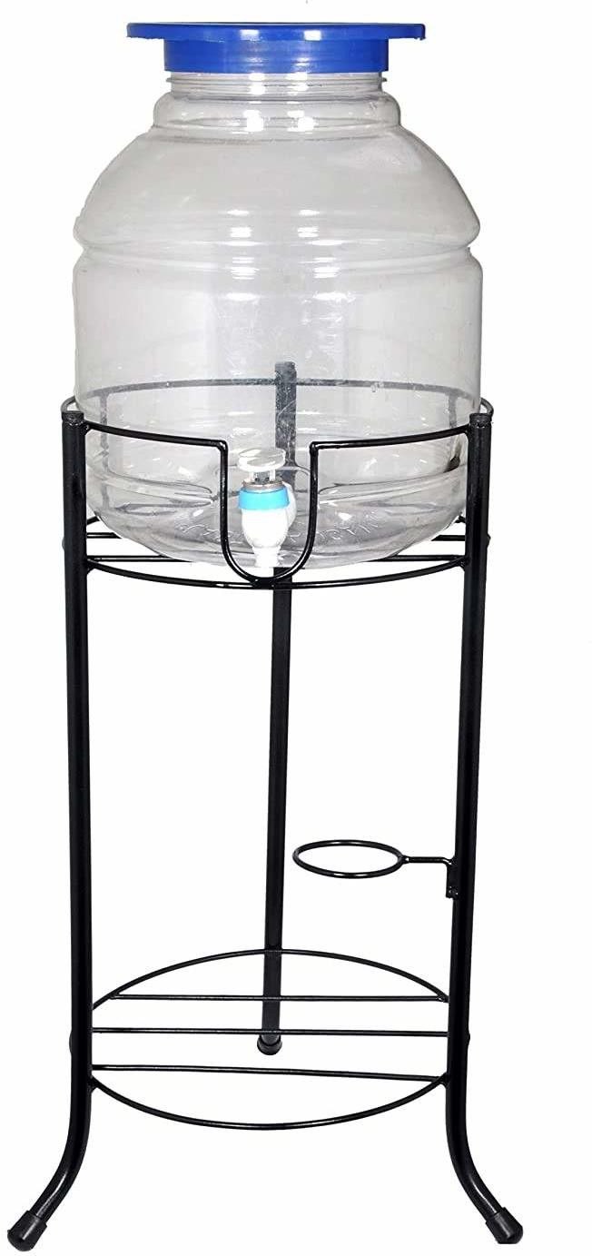gaintcloud Water Dispenser Kitchen Rack Metal Multi-Purpose Water Dispenser Stand (Ring Dia 27 cm, Height- 53 cm Iron-picture-21