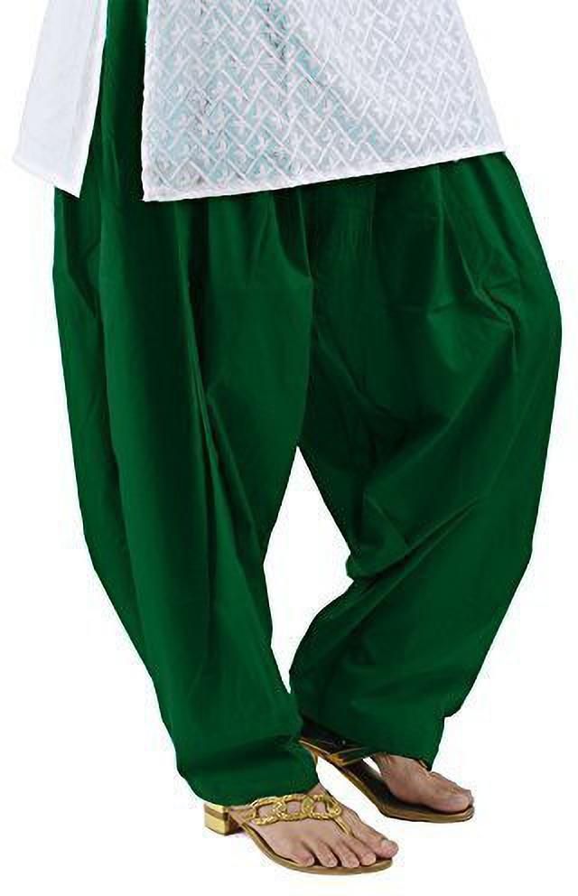 archana fashion club Pure Cotton Solid Women ["Dark Green"] Salwar-picture-10