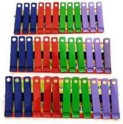 Medium Plastic paper clip, cloth clip (Set of 36) Plastic Cloth Clips-image-3