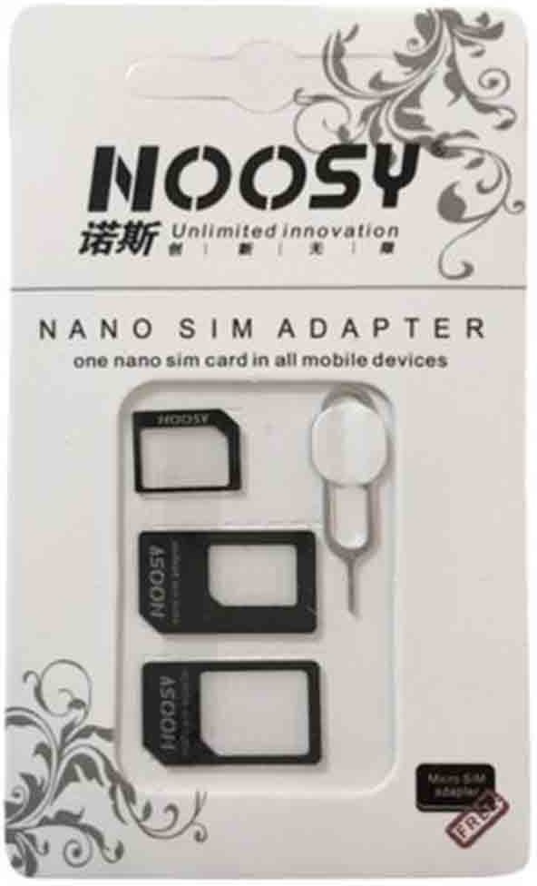Generix Pack Of 2 Mini Micro Nano Noosy Sim Adapter