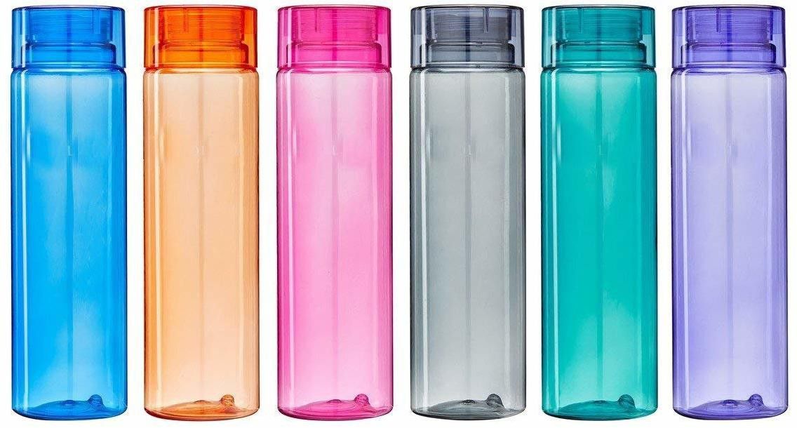 lachoiceit Plane Pattern 6 Pieces Plastic Water bottle multi colored 1000 ml Bottle 1000 ml Bottle-picture-21