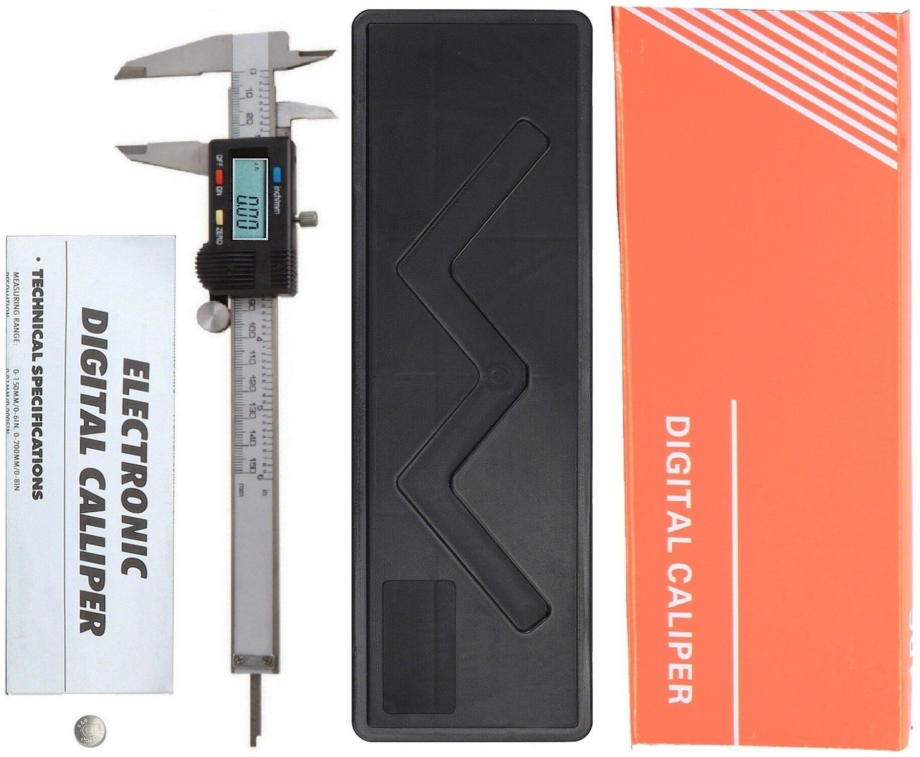 aerospace AERO 150mm 6" Original Tiny Deal 0-150mm -6 inch with Display Screen Digital Caliper-picture-19