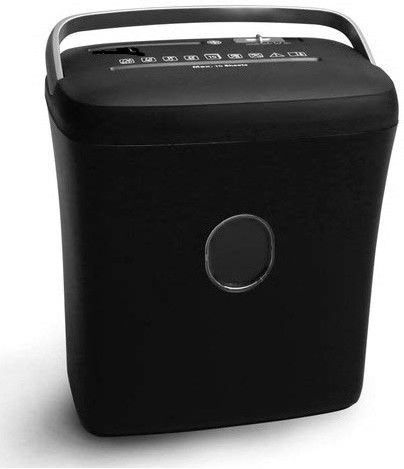 DRMS STORE Paper Shredder 10 Sheets with CD and Credit Card Cutter Cross Cut Shred Type with 21 Litre Waste Bin Capacity Paper Trimmer