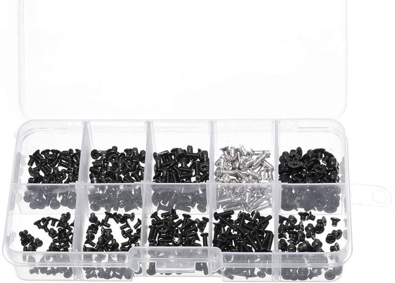 rpi shop Bolt Alloy Steel Universal Laptop Screws Kit for IBM, HP, Samsung, Lenovo, Dell Sony, Toshiba, 10 Different Size of M2, M2.5 & M3 Screws Each 25 pcs Pack Of 250 Pieces-picture-6