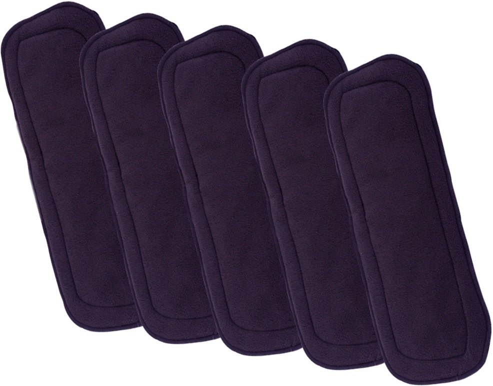 the little lookers 5 Layer Bamboo Charcoal Inserts/Liners/Pads/Cloth Diaper Liner/Wetfree Reusable Washable Cotton Diaper Nappy Inserts/Charcoal Pads for Baby Cloth Diapers (Charcoal Insert, Pack Of 5)-picture-22