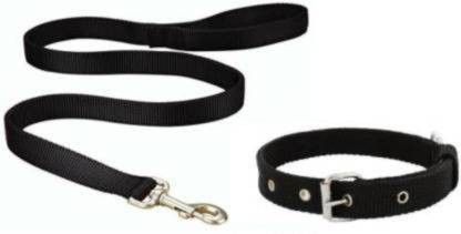 quickato Dog Belt Combo of Black Dog Collar with Dog Leash Specially for small Breed Under 20kg Dog Collar & Leash Dog Collar & Leash-picture-13