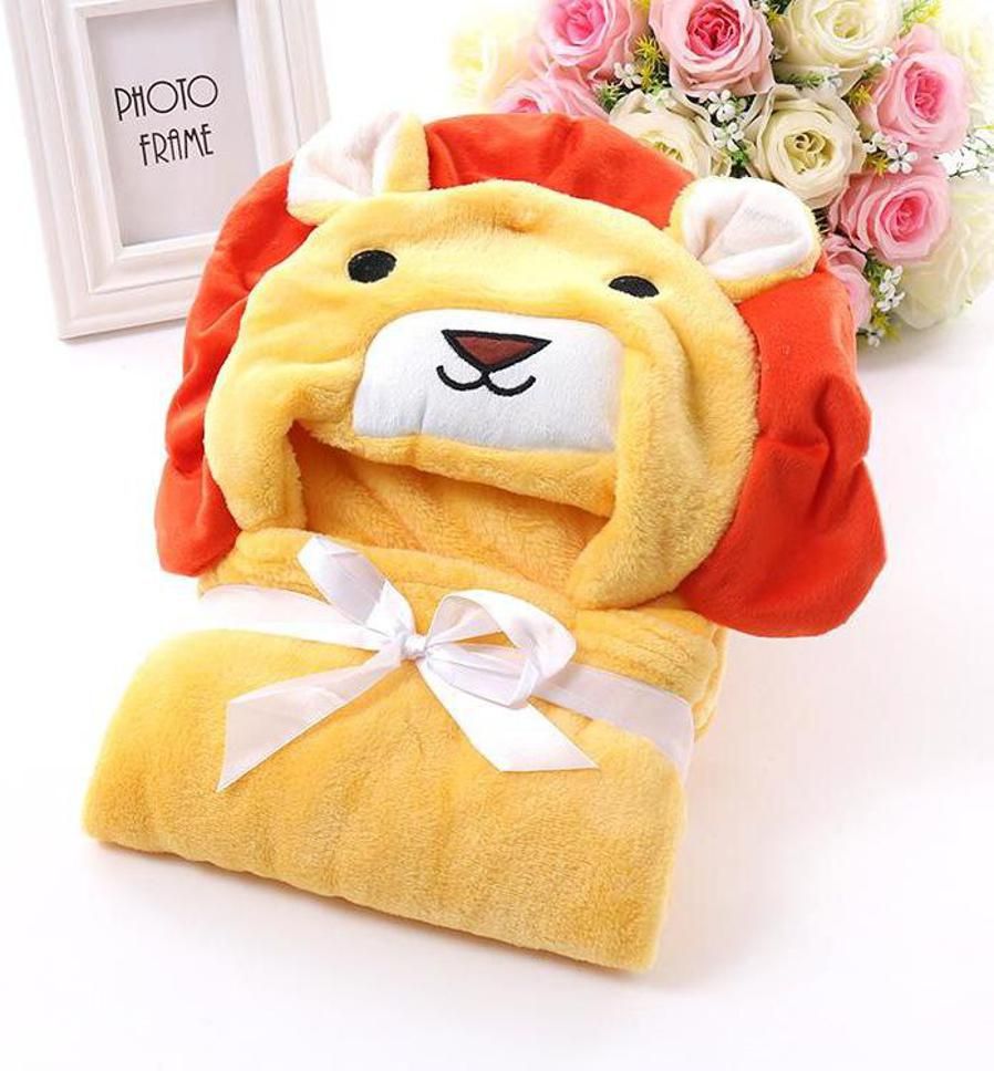 brandonn Animal Single Hooded Baby Blanket for AC Room-picture-18